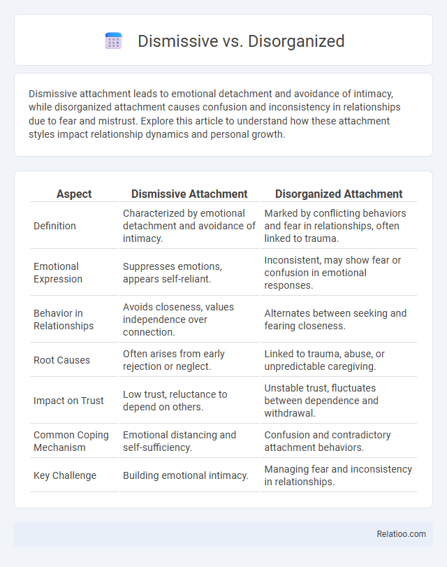 Dismissive vs. Disorganized - What is The Difference?