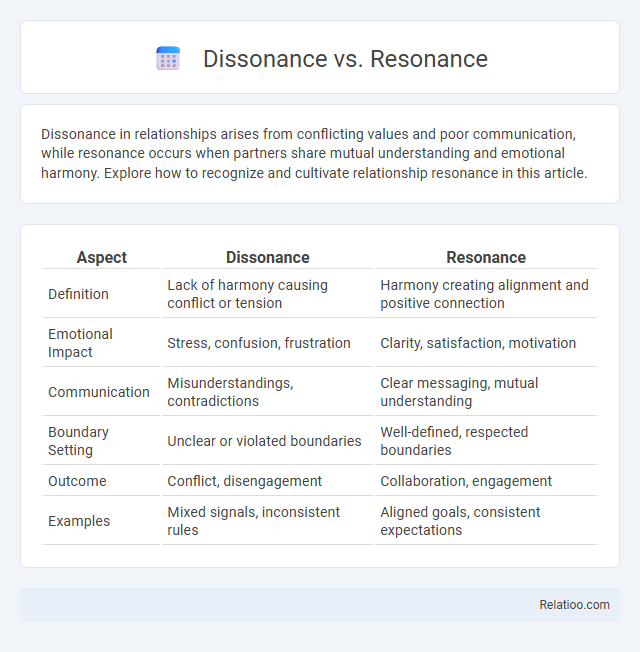 Dissonance vs. Resonance - What is The Difference?