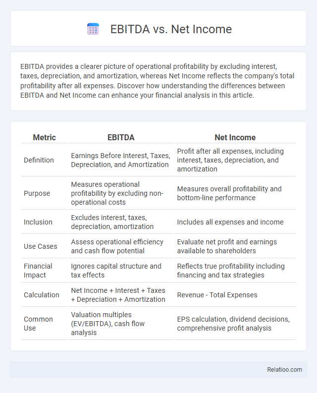 EBITDA vs. Net Income - What is The Difference?