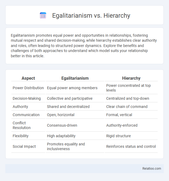 Egalitarianism vs. Hierarchy - What is The Difference?