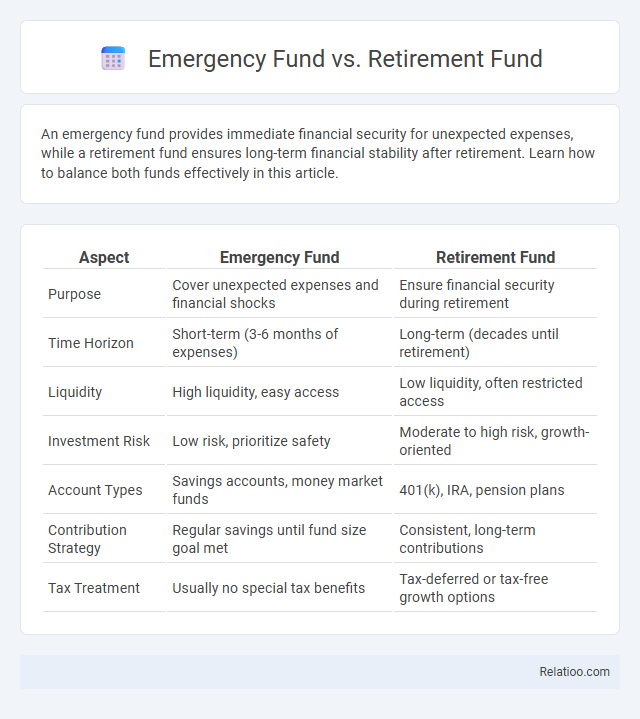 Emergency Fund vs. Retirement Fund - What is The Difference?