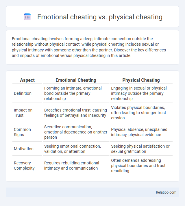 Emotional cheating vs. physical cheating - What is The Difference?