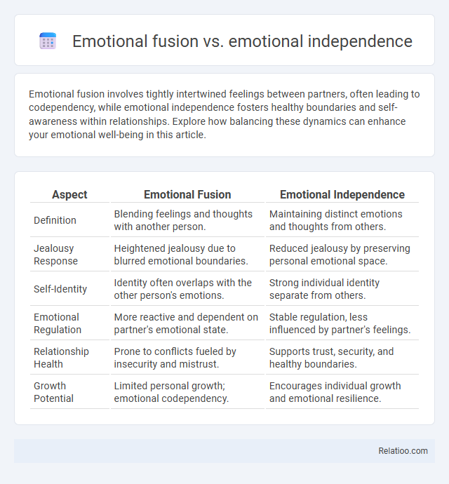 Emotional fusion vs. emotional independence - What is The Difference?