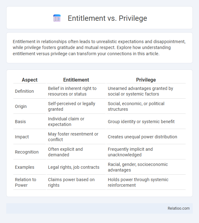 Entitlement vs. Privilege - What is The Difference?