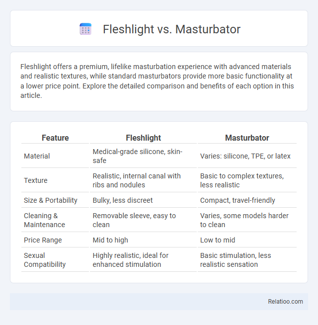 Fleshlight vs. Masturbator - What is The Difference?