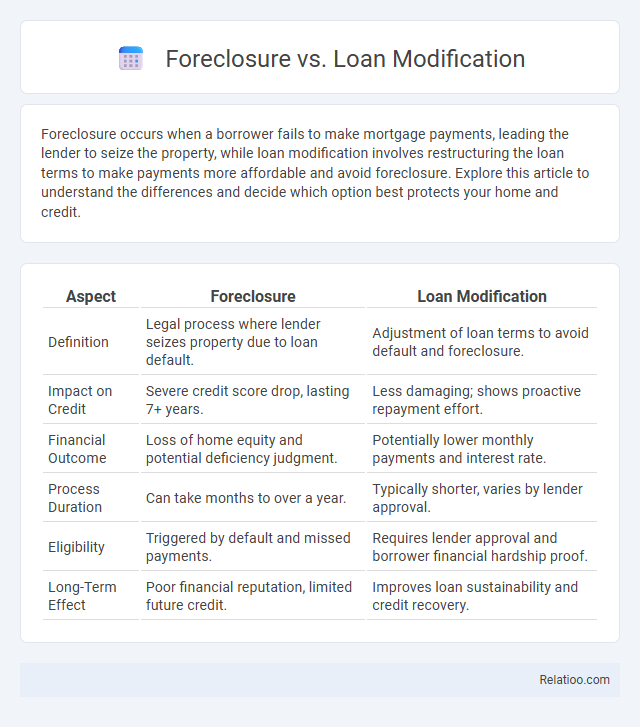 Foreclosure vs. Loan Modification - What is The Difference?