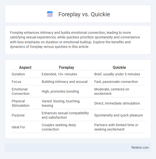 Foreplay vs. Quickie - What is The Difference?