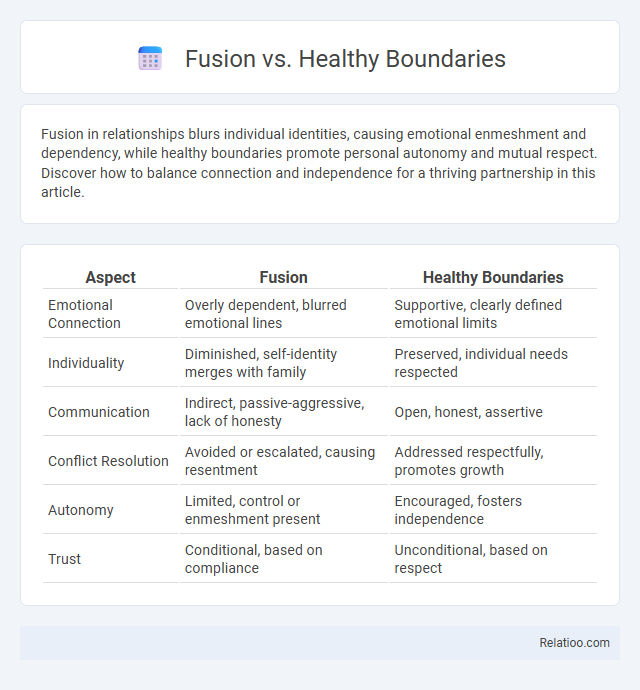 Fusion vs. Healthy Boundaries - What is The Difference?