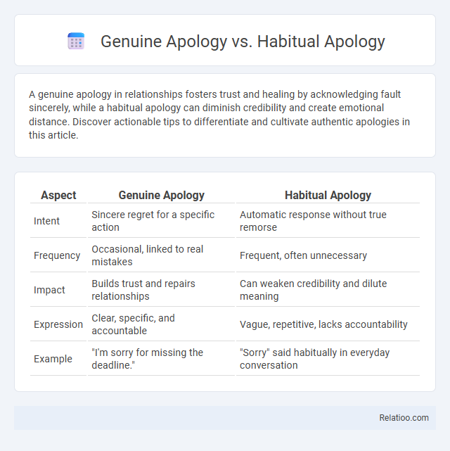 Genuine Apology vs. Habitual Apology - What is The Difference?