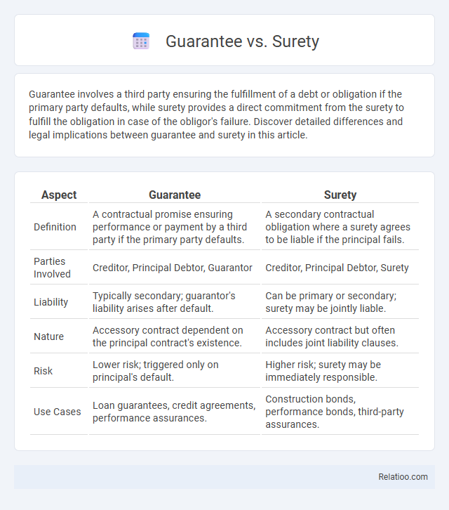 Guarantee vs. Surety - What is The Difference?