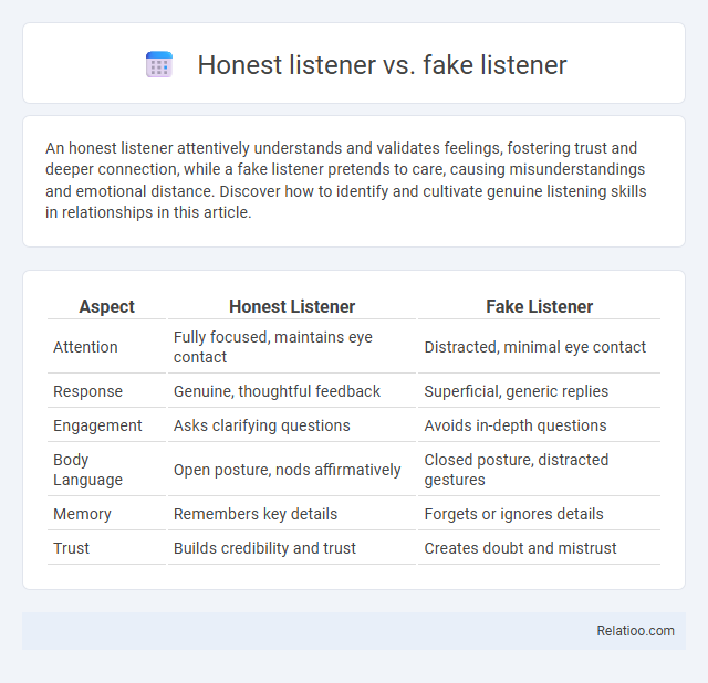 Honest listener vs. fake listener - What is The Difference?