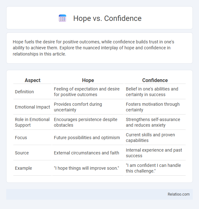 Hope vs. Confidence - What is The Difference?