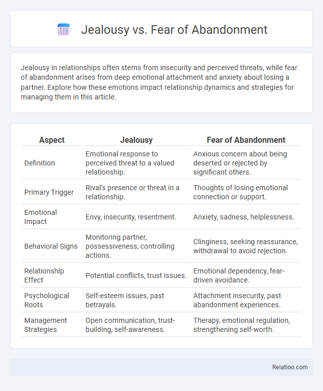 Jealousy vs. Fear of Abandonment - What is The Difference?