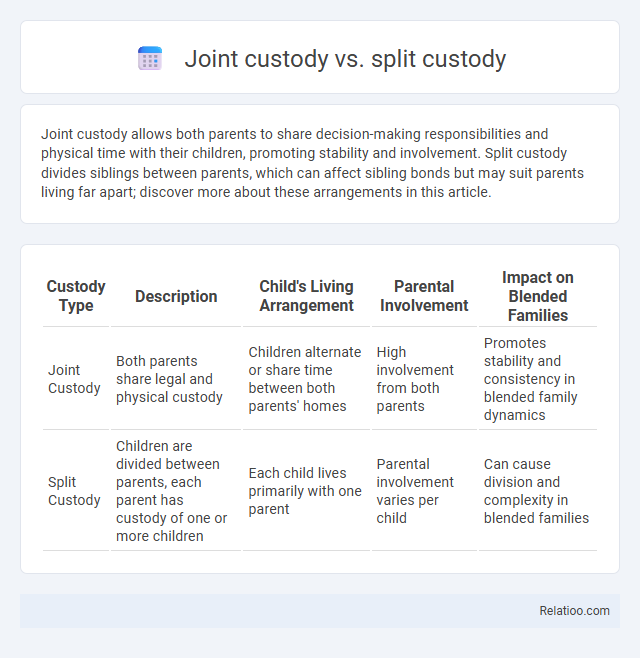 Joint custody vs. split custody - What is The Difference?