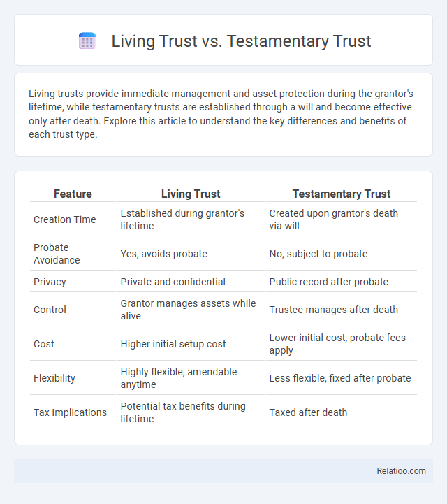 Living Trust vs. Testamentary Trust - What is The Difference?