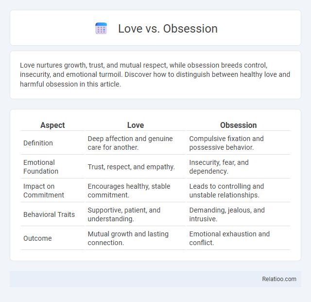 Love vs. Obsession - What is The Difference?