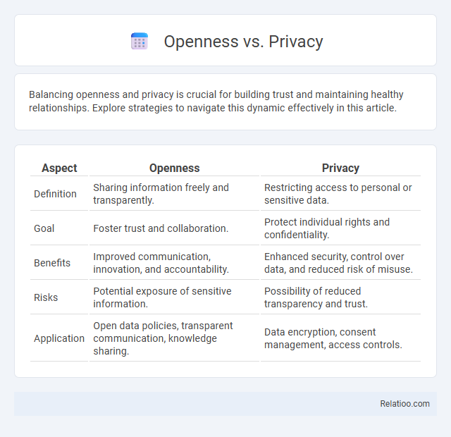 Openness vs. Privacy - What is The Difference?