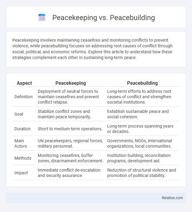 Peacekeeping vs. Peacebuilding - What is The Difference?