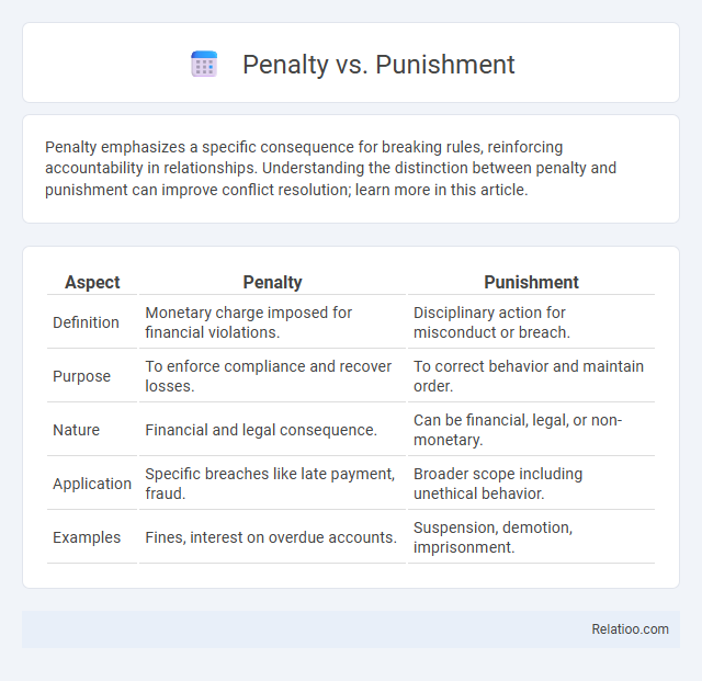 Penalty vs. Punishment - What is The Difference?