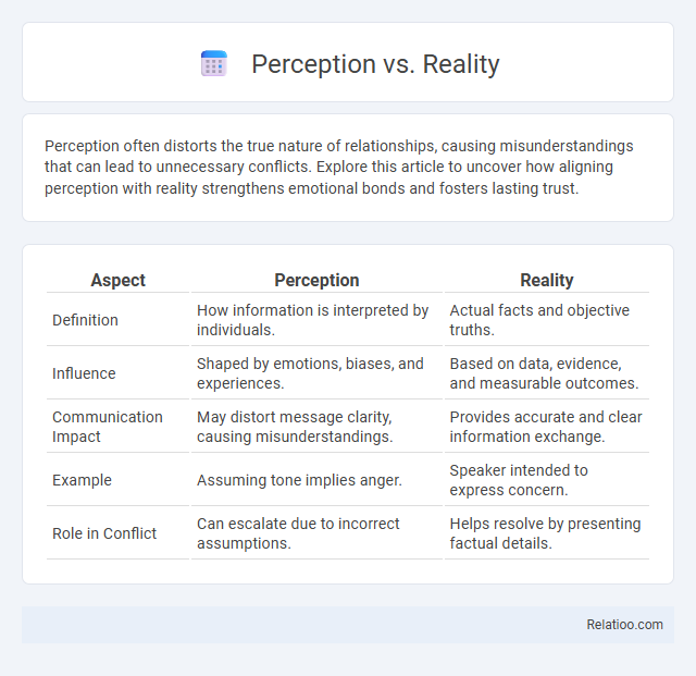 Perception vs. Reality - What is The Difference?