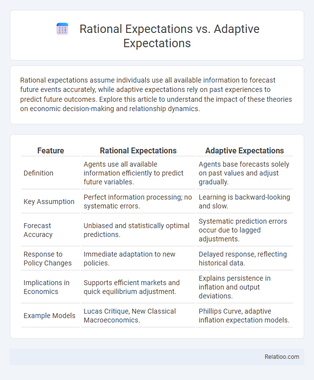 Rational Expectations vs. Adaptive Expectations - What is The Difference?