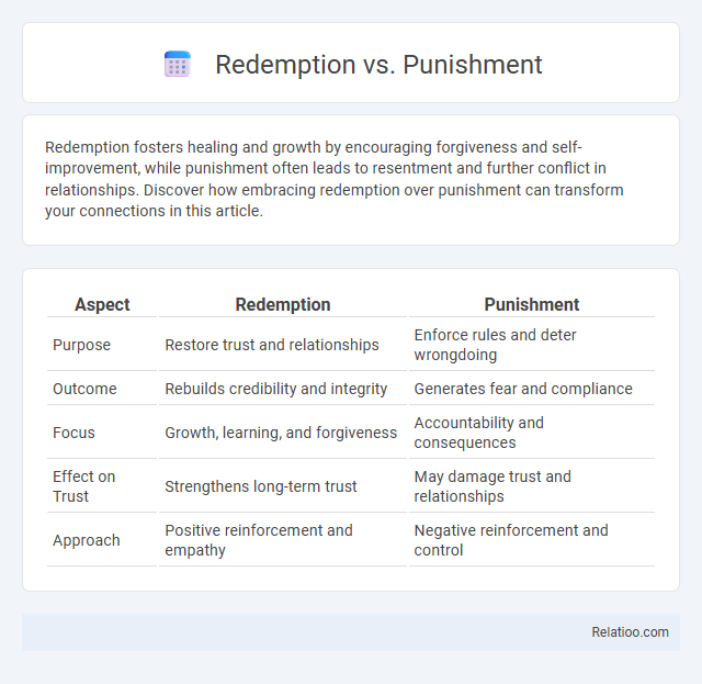 Redemption vs. Punishment - What is The Difference?