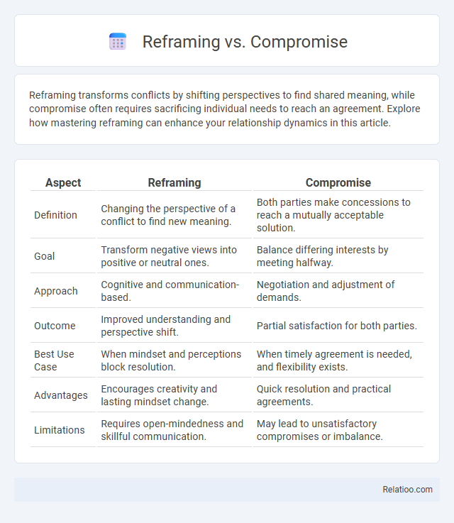 Reframing vs. Compromise - What is The Difference?
