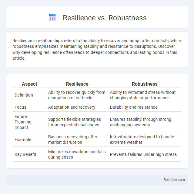 Resilience vs. Robustness - What is The Difference?