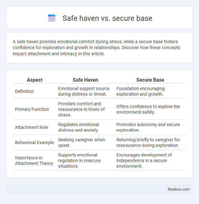 Safe haven vs. secure base - What is The Difference?