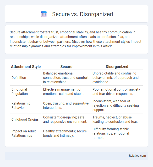 Secure vs. Disorganized - What is The Difference?