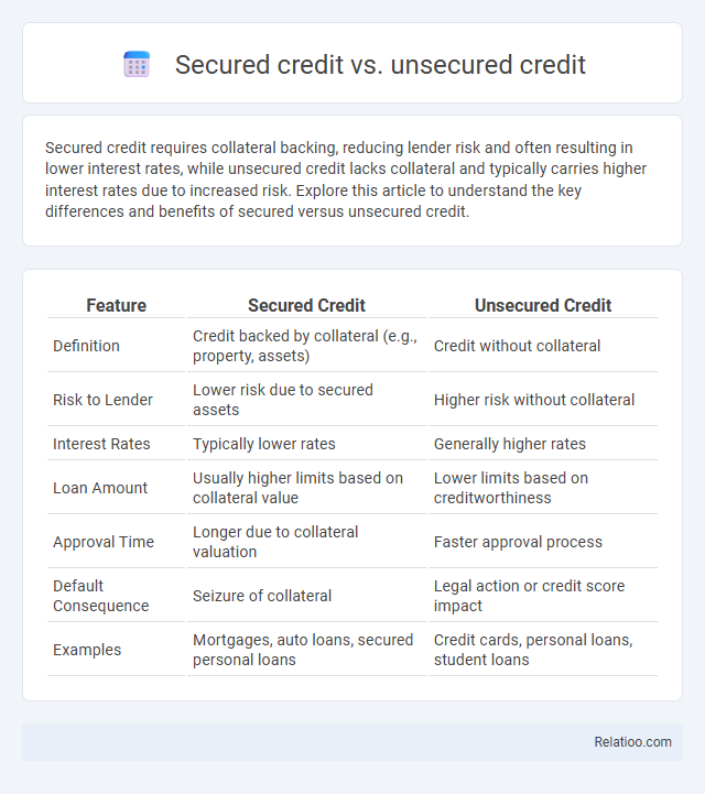 Secured credit vs. unsecured credit - What is The Difference?