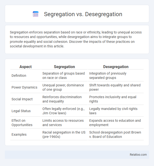 Segregation vs. Desegregation - What is The Difference?