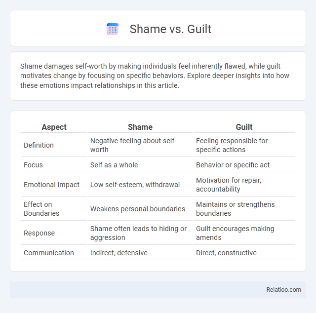 Shame vs. Guilt - What is The Difference?