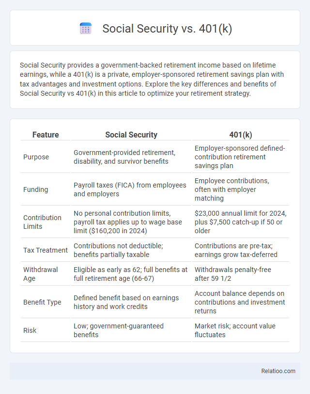 Social Security vs. 401(k) - What is The Difference?