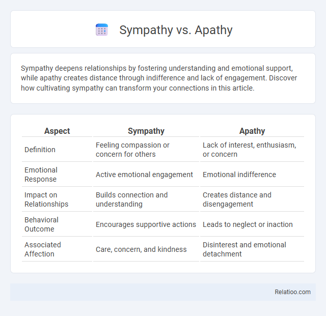 Sympathy vs. Apathy - What is The Difference?