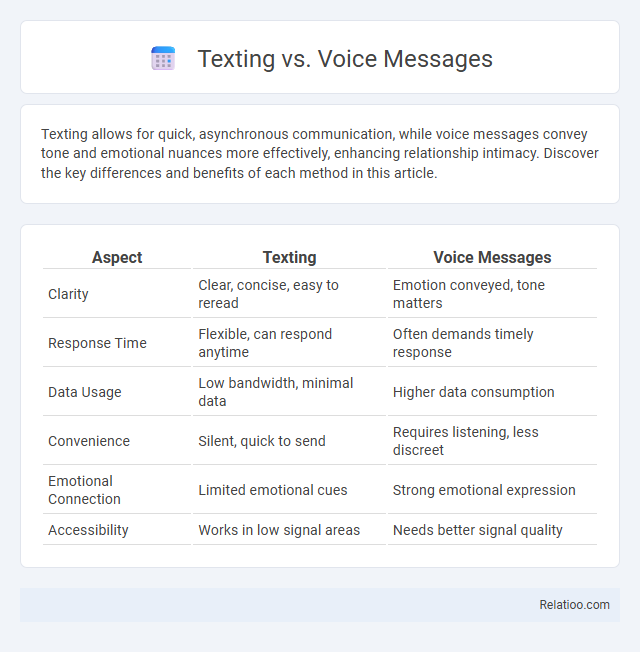 Texting vs. Voice Messages - What is The Difference?