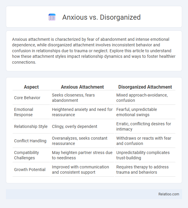 Anxious vs. Disorganized - What is The Difference?