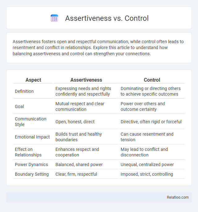 Assertiveness vs. Control - What is The Difference?