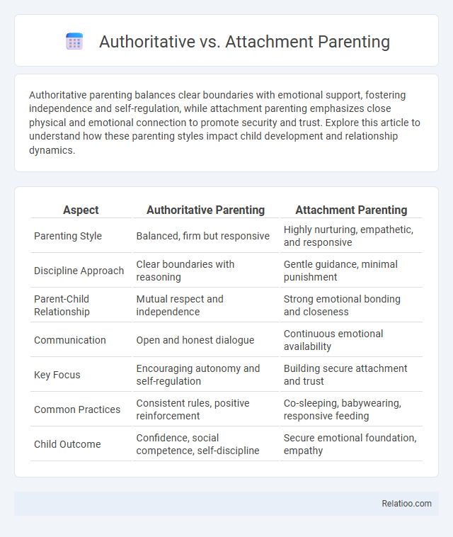 Authoritative vs. Attachment Parenting - What is The Difference?