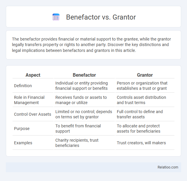 Benefactor vs. Grantor - What is The Difference?