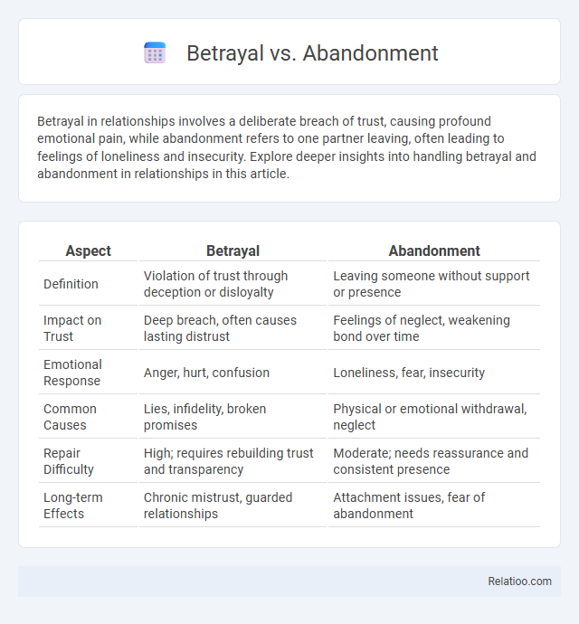 Betrayal vs. Abandonment - What is The Difference?