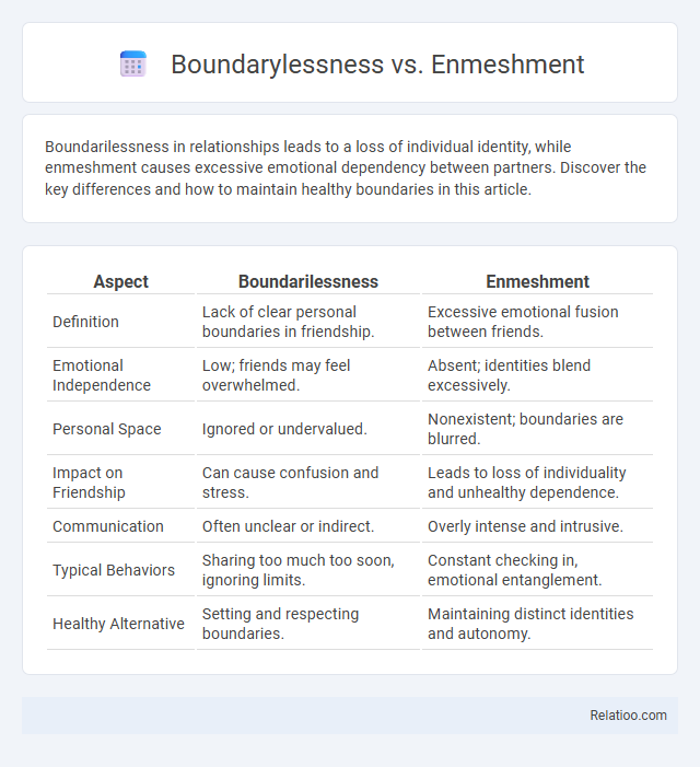 Boundarylessness vs. Enmeshment - What is The Difference?