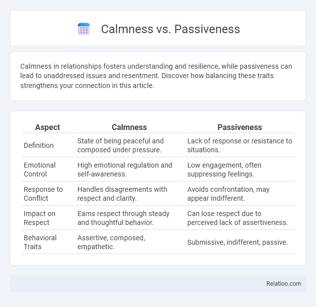 Calmness vs. Passiveness - What is The Difference?