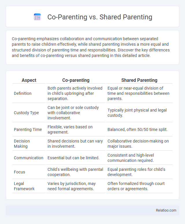 Co-Parenting vs. Shared Parenting - What is The Difference?