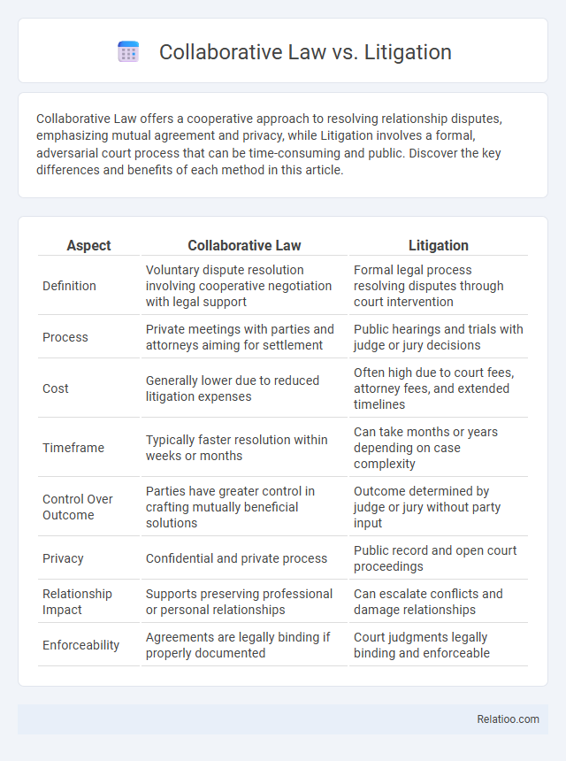 Collaborative Law vs. Litigation - What is The Difference?