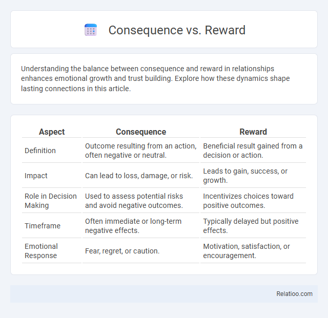 Consequence vs. Reward - What is The Difference?