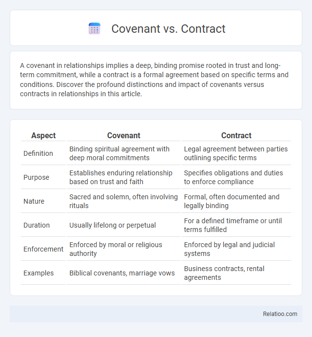 Covenant vs. Contract - What is The Difference?