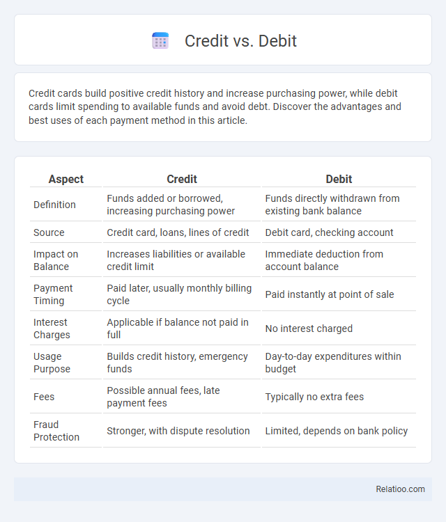 Credit vs. Debit - What is The Difference?