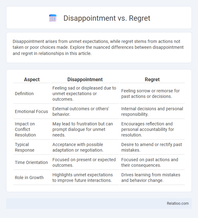 Disappointment vs. Regret - What is The Difference?