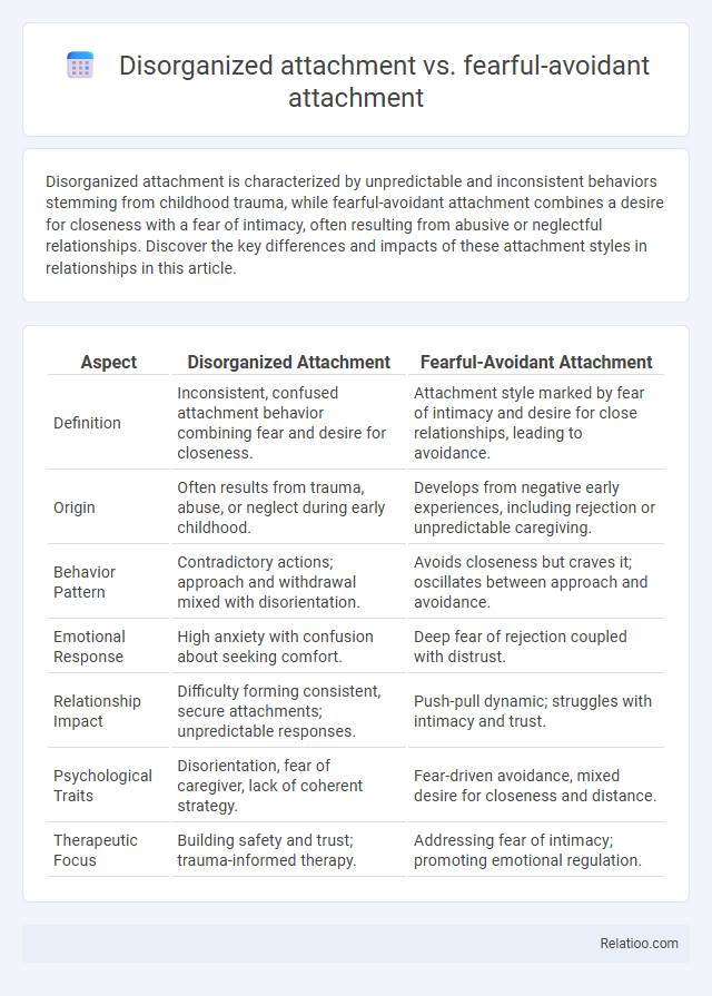 Disorganized attachment vs. fearful-avoidant attachment - What is The Difference?
